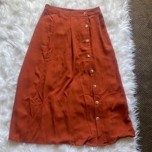 New Orange Skirt